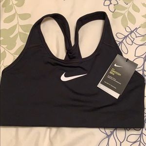 NWT NIKE bra.  Medium.  Black.